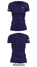 Homicido 41954743 Women's Short Sleeve V-neck Shirt - 4