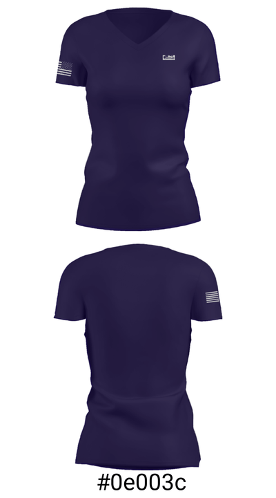 Homicido 41954743 Women's Short Sleeve V-neck Shirt - 4