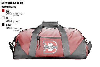 Duffle Bag, DuBois Area Senior High School Volleyball, Men's Volleyball, Teamtime, Team time, sublimation, custom sports apparel, team uniforms, spirit wear, spiritwear, sports uniforms, custom shirts, team store, custom team store, fundraiser sports, apparel fundraiser