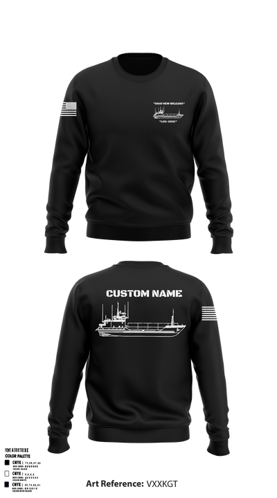USAV NEW ORLEANS 71944163 Crew Neck Sweatshirt - 49