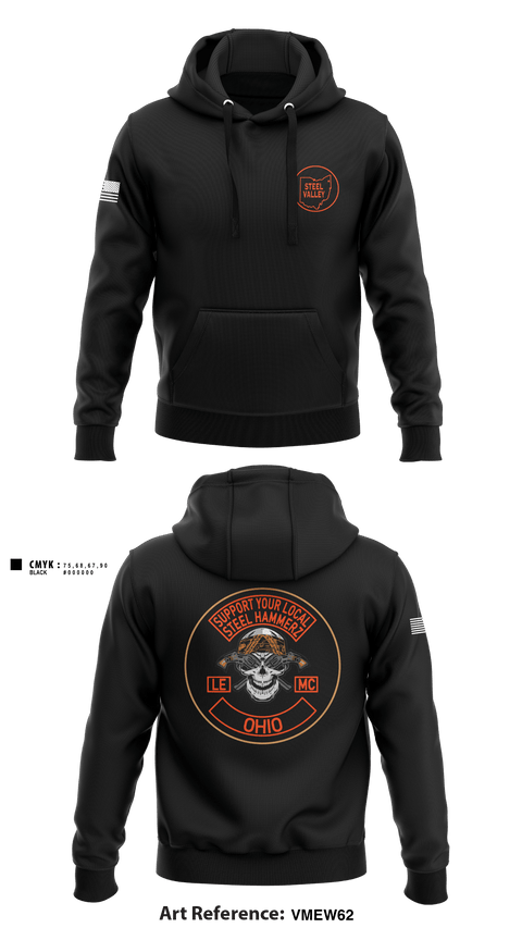 Hoodie, Support steel hammerz, Police, Teamtime, Team time, sublimation, custom sports apparel, team uniforms, spirit wear, spiritwear, sports uniforms, custom shirts, team store, custom team store, fundraiser sports, apparel fundraiser
