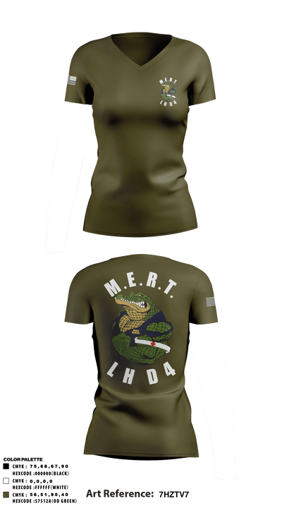 Boxer Medical 60934539 Women's Short Sleeve V-neck Shirt - 3