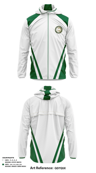 Faith Christian School Track 8170365 Windbreaker - 3