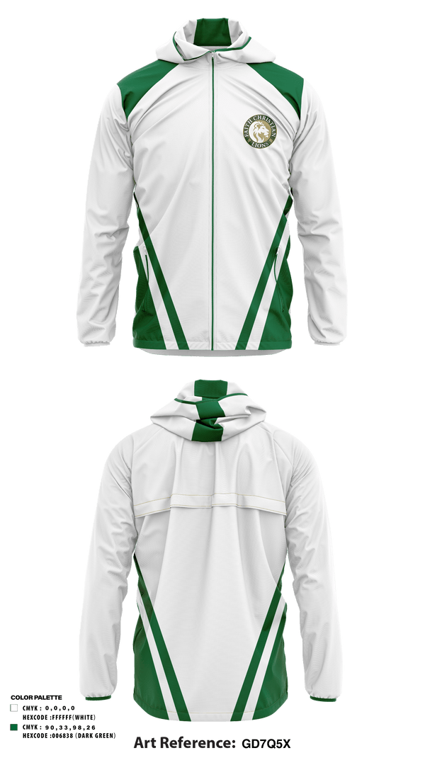 Windbreaker, Faith Christian School Track and Field, Track & Field, Teamtime, Team time, sublimation, custom sports apparel, team uniforms, spirit wear, spiritwear, sports uniforms, custom shirts, team store, custom team store, fundraiser sports, apparel fundraiser