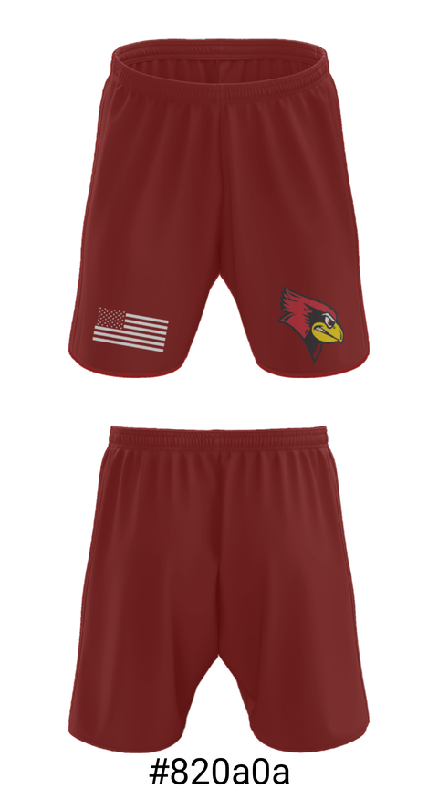 Athletic Shorts With Pockets, Redbirds Soccer, Men's Soccer, Teamtime, Team time, sublimation, custom sports apparel, team uniforms, spirit wear, spiritwear, sports uniforms, custom shirts, team store, custom team store, fundraiser sports, apparel fundraiser