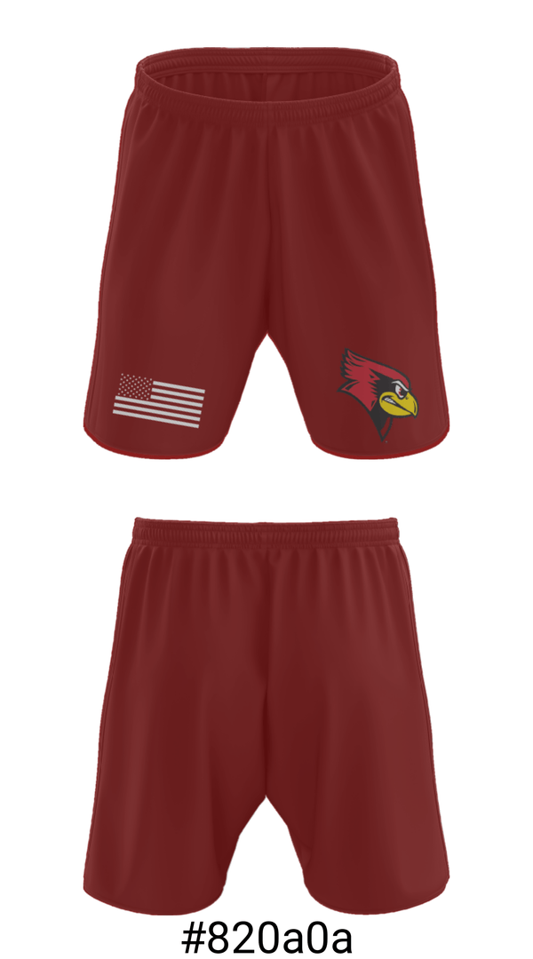 Athletic Shorts With Pockets, Redbirds Soccer, Men's Soccer, Teamtime, Team time, sublimation, custom sports apparel, team uniforms, spirit wear, spiritwear, sports uniforms, custom shirts, team store, custom team store, fundraiser sports, apparel fundraiser