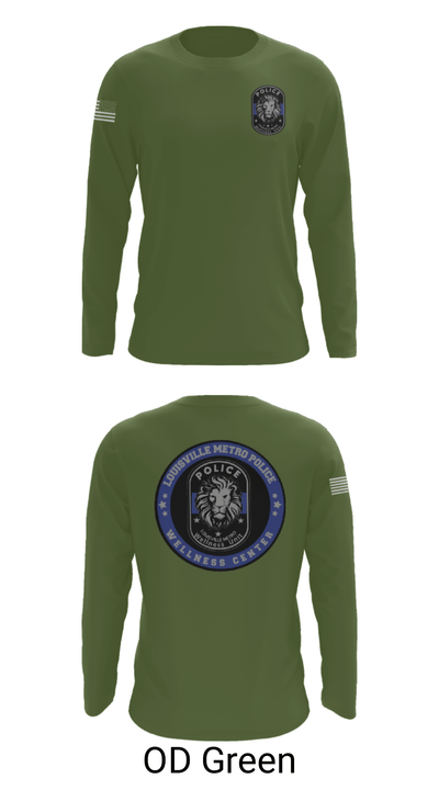 LMPD WELLNESS UNIT 57216807 Long Sleeve Performance Shirt - 27
