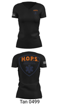 HOPS EMS 88989109 Women's Short Sleeve V-neck Shirt - 23