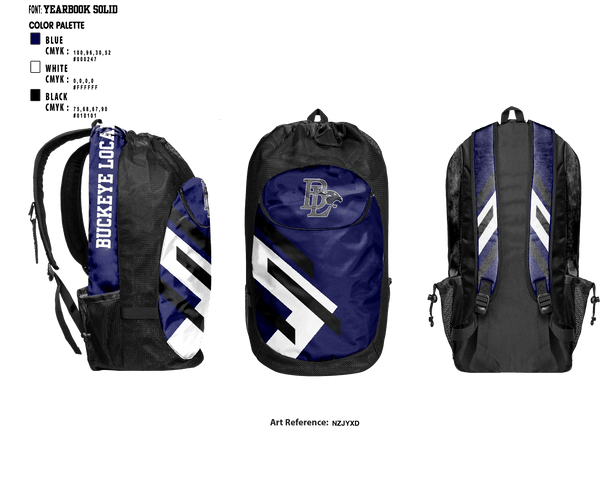 Gear Bag, Buckeye Local High School, Spirit Store, Teamtime, Team time, sublimation, custom sports apparel, team uniforms, spirit wear, spiritwear, sports uniforms, custom shirts, team store, custom team store, fundraiser sports, apparel fundraiser