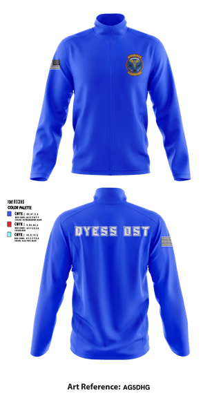 Fleece Jacket, Dyess AFB Operational Support Team, Air Force, Teamtime, Team time, sublimation, custom sports apparel, team uniforms, spirit wear, spiritwear, sports uniforms, custom shirts, team store, custom team store, fundraiser sports, apparel fundraiser