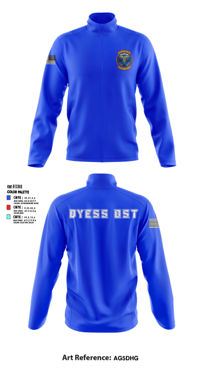 Dyess AFB Operational Support Team 10526750 Fleece Jacket - 3