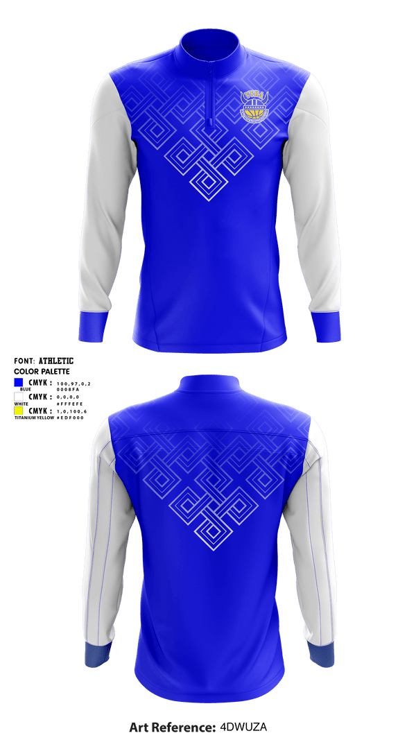 Quarter Zip Jacket, Vikings Youth Basketball Association, Men's Basketball, Teamtime, Team time, sublimation, custom sports apparel, team uniforms, spirit wear, spiritwear, sports uniforms, custom shirts, team store, custom team store, fundraiser sports, apparel fundraiser