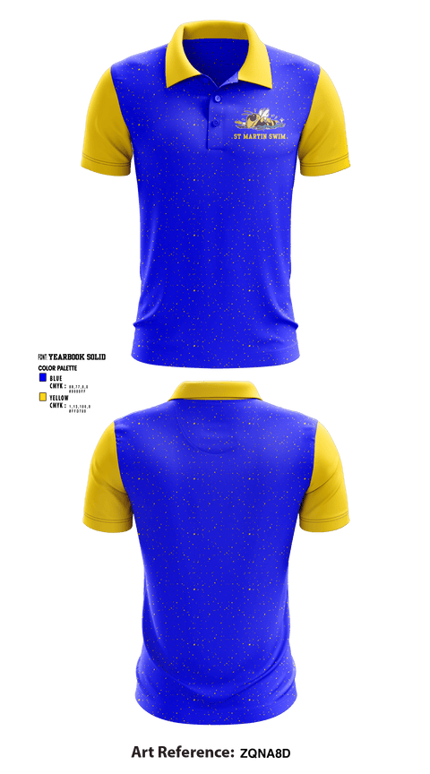Short Sleeve Performance Polo, St Martin High School Swimming, Swimming, Teamtime, Team time, sublimation, custom sports apparel, team uniforms, spirit wear, spiritwear, sports uniforms, custom shirts, team store, custom team store, fundraiser sports, apparel fundraiser
