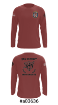 USS Detroit 43379409 Long Sleeve Performance Shirt - 13