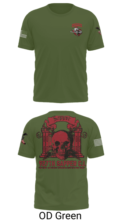 927 Sapper Company 70856358 Short Sleeve Performance Shirt - 34