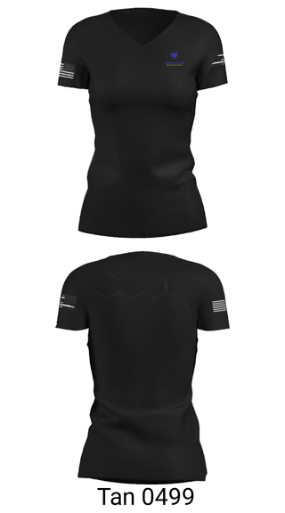 Women's Short Sleeve Vneck Shirt, , National Guard, Teamtime, Team time, sublimation, custom sports apparel, team uniforms, spirit wear, spiritwear, sports uniforms, custom shirts, team store, custom team store, fundraiser sports, apparel fundraiser