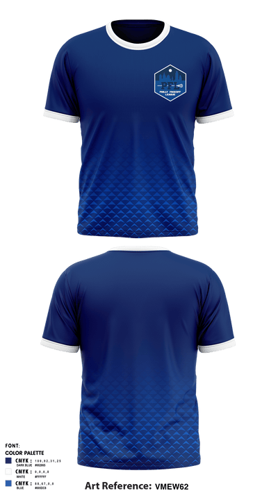 Philly Face-Off League 39388672 Short Sleeve Performance Shirt - 1