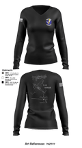 Detachment 355 31321778 Women's Long Sleeve V-neck Shirt - 3