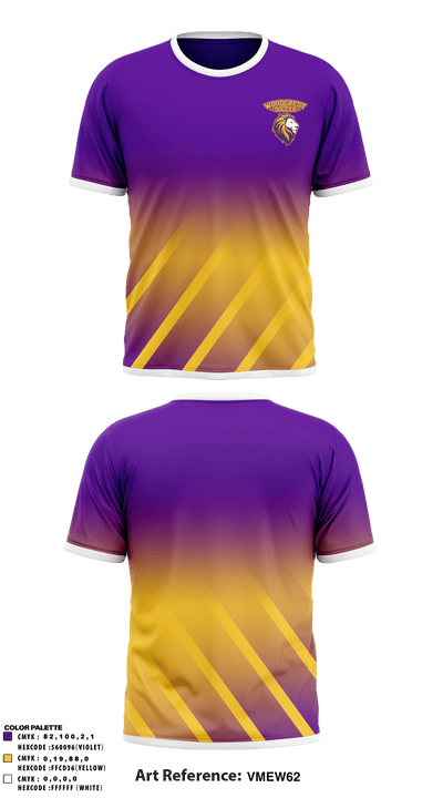 Woodcrest Christian School  Soccer 17464867 Short Sleeve Performance Shirt - 1