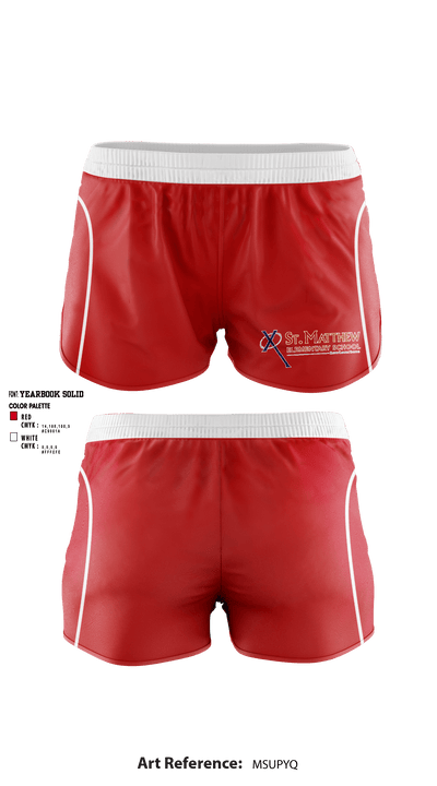 St Matthew School 2860517 Women's Shorts - 1