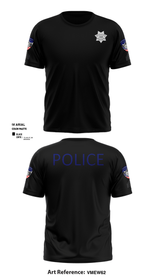 Short Sleeve Performance Shirt, Willits Little Lake JRTF, Police, Teamtime, Team time, sublimation, custom sports apparel, team uniforms, spirit wear, spiritwear, sports uniforms, custom shirts, team store, custom team store, fundraiser sports, apparel fundraiser