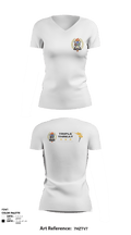 Triple Threat 63013438 Women's Short Sleeve V-neck Shirt - 3