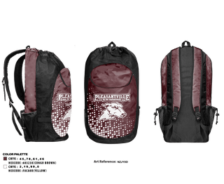 Gear Bag, Pleasantville High School Swimming, Swimming, Teamtime, Team time, sublimation, custom sports apparel, team uniforms, spirit wear, spiritwear, sports uniforms, custom shirts, team store, custom team store, fundraiser sports, apparel fundraiser