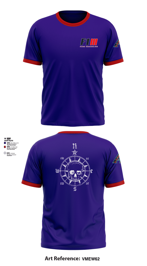 Short Sleeve Performance Shirt, F1 Home Remodeling, , Teamtime, Team time, sublimation, custom sports apparel, team uniforms, spirit wear, spiritwear, sports uniforms, custom shirts, team store, custom team store, fundraiser sports, apparel fundraiser