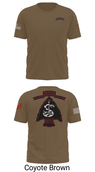 1/503 Snipers 39758046 Short Sleeve Performance Shirt - 31