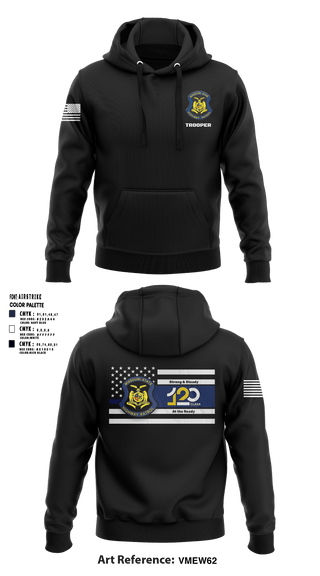 Hoodie, MSHP Class 120, Police, Teamtime, Team time, sublimation, custom sports apparel, team uniforms, spirit wear, spiritwear, sports uniforms, custom shirts, team store, custom team store, fundraiser sports, apparel fundraiser