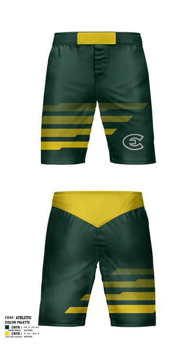 Evergreen High School Wrestling 14031205 Fight Shorts - 1