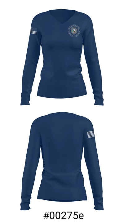 RCCJA 70336294 Women's Long Sleeve V-neck Shirt - 37