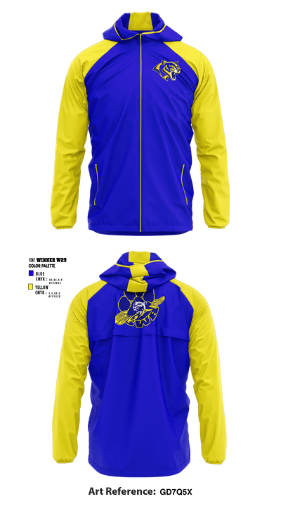 Southwestern Randolph Middle School 16364144 Windbreaker - 1