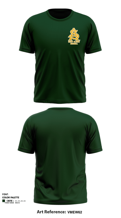 Saint Albert High School Baseball 23620889 Short Sleeve Performance Shirt - 8