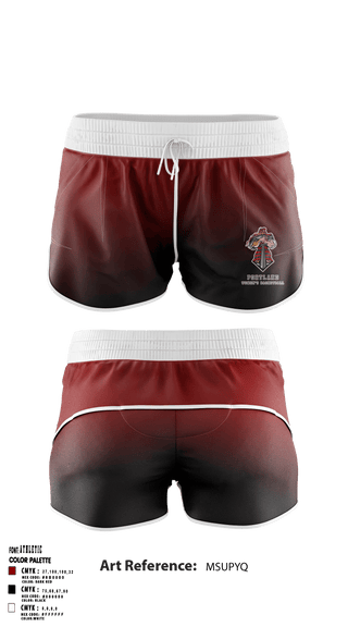 Women's Shorts, Portland High School Basketball, Women's Basketball, Teamtime, Team time, sublimation, custom sports apparel, team uniforms, spirit wear, spiritwear, sports uniforms, custom shirts, team store, custom team store, fundraiser sports, apparel fundraiser