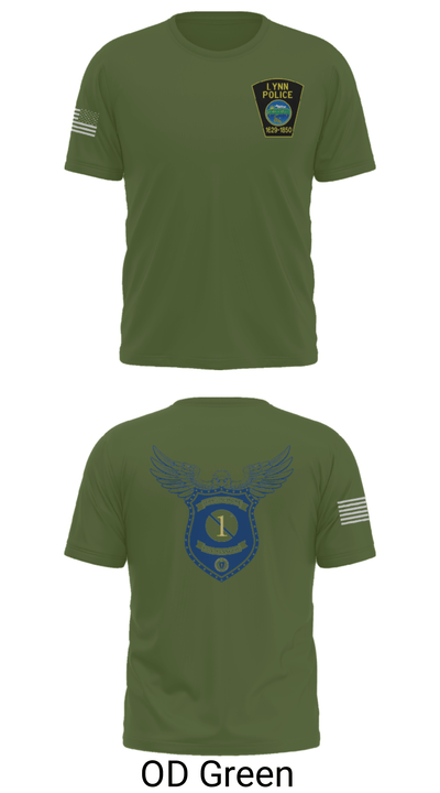 Lynn Police 66544607 Short Sleeve Performance Shirt - 34