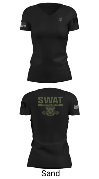 Women's Short Sleeve Vneck Shirt, , Police, Teamtime, Team time, sublimation, custom sports apparel, team uniforms, spirit wear, spiritwear, sports uniforms, custom shirts, team store, custom team store, fundraiser sports, apparel fundraiser