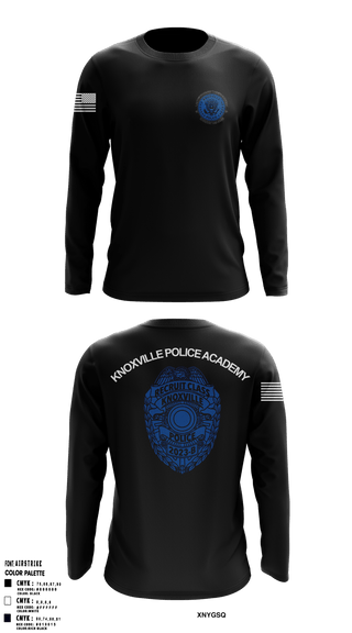 Long Sleeve Performance Shirt, Basic Recruit class 2023-B, Police, Teamtime, Team time, sublimation, custom sports apparel, team uniforms, spirit wear, spiritwear, sports uniforms, custom shirts, team store, custom team store, fundraiser sports, apparel fundraiser