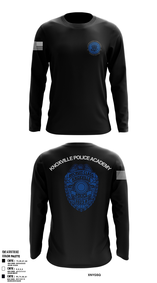 Long Sleeve Performance Shirt, Basic Recruit class 2023-B, Police, Teamtime, Team time, sublimation, custom sports apparel, team uniforms, spirit wear, spiritwear, sports uniforms, custom shirts, team store, custom team store, fundraiser sports, apparel fundraiser