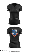 11th Bomb Sqadron 67682799 Women's Short Sleeve V-neck Shirt - 1