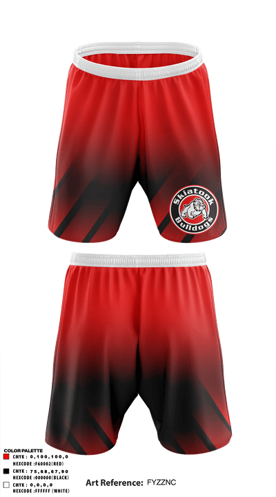 Skiatook High School Soccer 23951400 Athletic Shorts With Pockets - 1