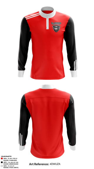 Quarter Zip Jacket, El Dorado High School Wrestling, Wrestling, Teamtime, Team time, sublimation, custom sports apparel, team uniforms, spirit wear, spiritwear, sports uniforms, custom shirts, team store, custom team store, fundraiser sports, apparel fundraiser