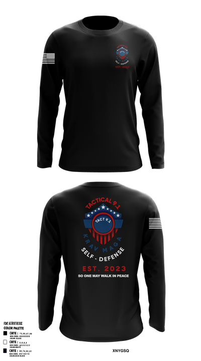Tactical 9.1 Krav Maga Self Defense 91416954 Long Sleeve Performance Shirt - 1