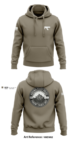 Hoodie, Violent Crimes Unit, Police, Teamtime, Team time, sublimation, custom sports apparel, team uniforms, spirit wear, spiritwear, sports uniforms, custom shirts, team store, custom team store, fundraiser sports, apparel fundraiser