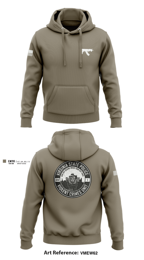 Hoodie, Violent Crimes Unit, Police, Teamtime, Team time, sublimation, custom sports apparel, team uniforms, spirit wear, spiritwear, sports uniforms, custom shirts, team store, custom team store, fundraiser sports, apparel fundraiser