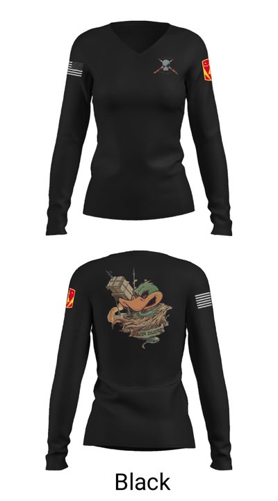 D 4-3 ADA 71951735 Women's Long Sleeve V-neck Shirt - 37