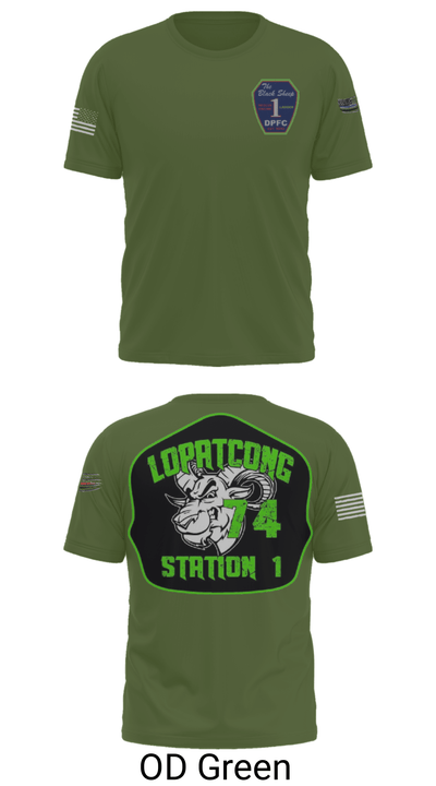 Delaware Park Chemical Engine Co. #1 31356015 Short Sleeve Performance Shirt - 34