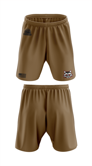 Athletic Shorts With Pockets, B-114, Army, Teamtime, Team time, sublimation, custom sports apparel, team uniforms, spirit wear, spiritwear, sports uniforms, custom shirts, team store, custom team store, fundraiser sports, apparel fundraiser