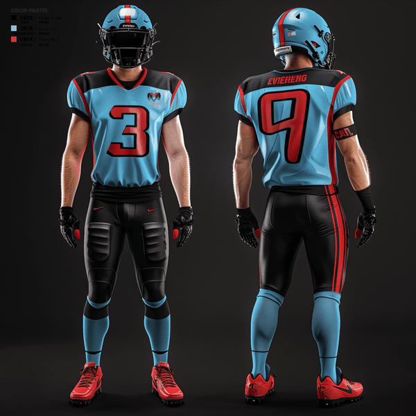 Football Jersey, West Valley JR Rams, Football, Teamtime, Team time, sublimation, custom sports apparel, team uniforms, spirit wear, spiritwear, sports uniforms, custom shirts, team store, custom team store, fundraiser sports, apparel fundraiser