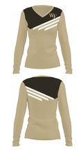 Wake Forest University Golf 25542554 Women's Long Sleeve V-neck Shirt - 8